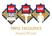 GAF Triple Award logo
